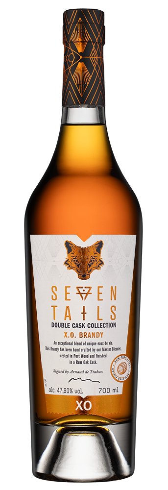 Бренди Seven Tails Rum Cask, (140863), Франция, 0.7 л, Севен Тейлз Рам Каск Финиш, цена 11490 рублей