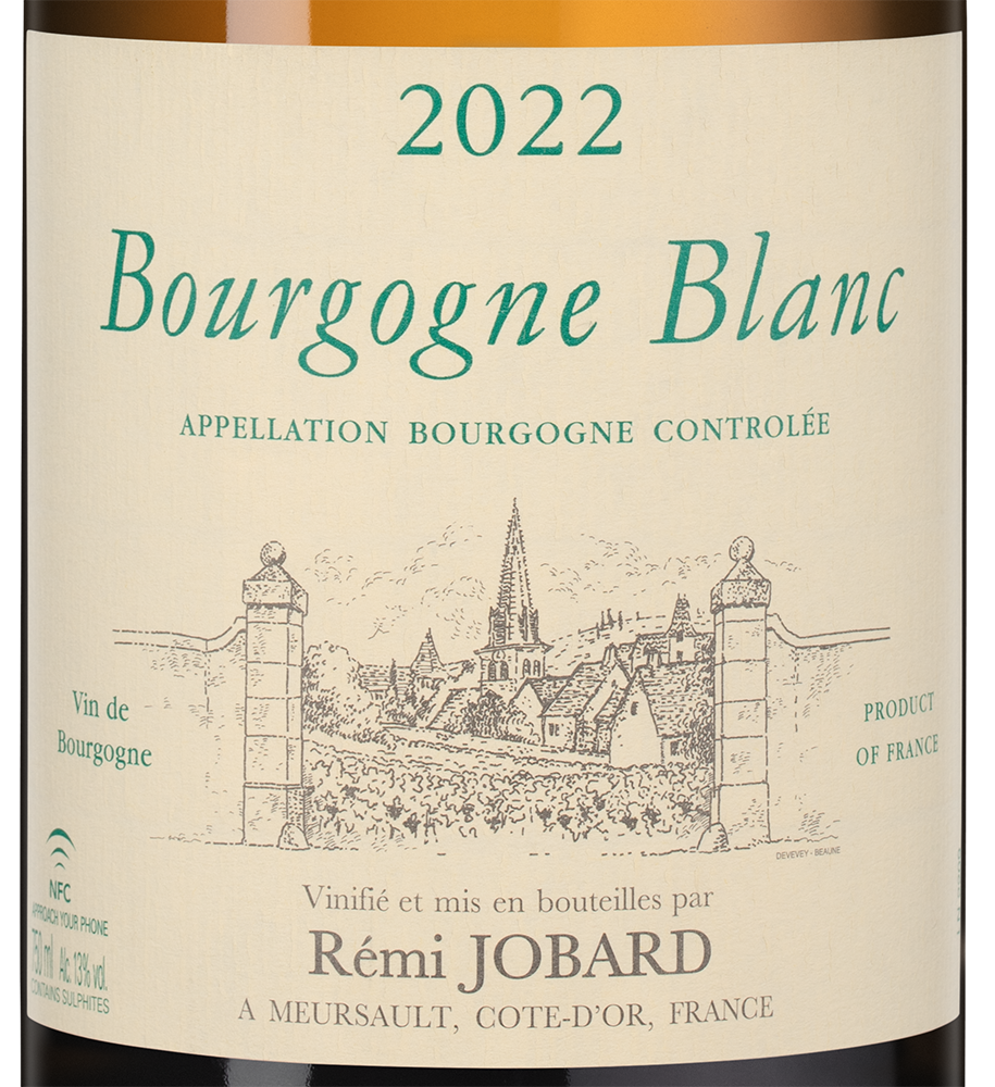 Вино Bourgogne Blanc, Remi Jobard, 2022, (148746), Франция, Бургундия, белое, сухое, 0.75 л, Бургонь Блан, цена 11490 рублей