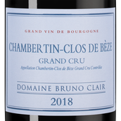 Красные вина Бургундии Chambertin Clos de Beze Grand Cru