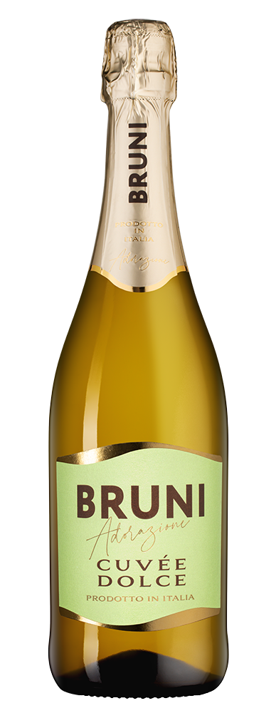 Игристое вино Bruni Cuvee Dolce, (150795), Италия, Пьемонт, белое, сладкое, 0.75 л, Кюве Дольче, цена 1190 рублей