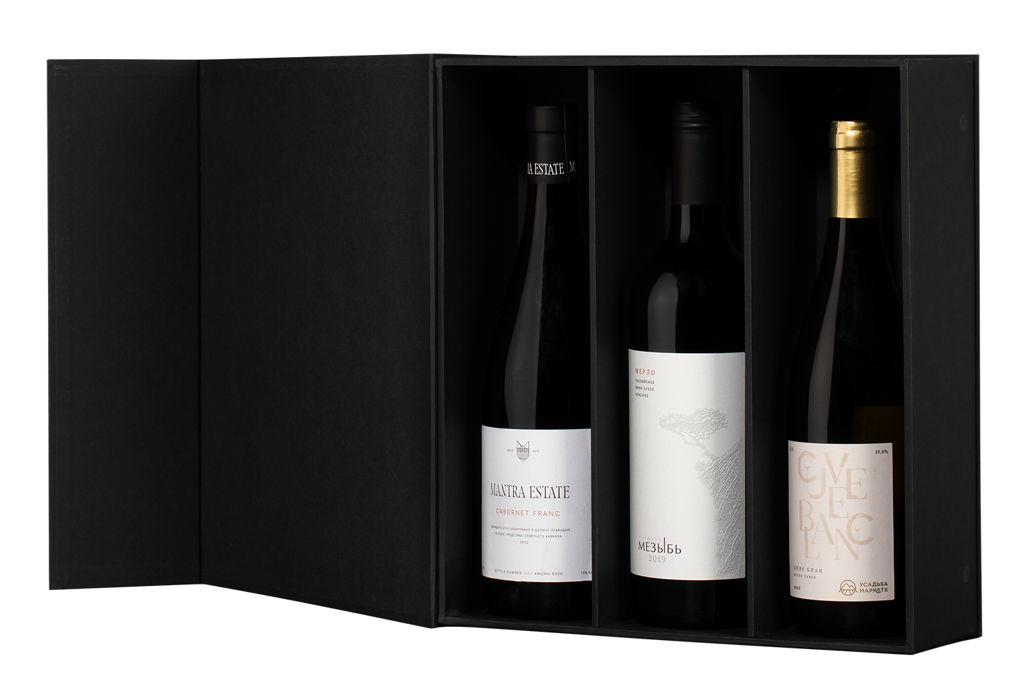 Вино в подарочном наборе: Большое Русское Вино. Весенний, (154358), Россия, Кубань, 0.75 л, Набор вин: Весенний, цена 14990 рублей