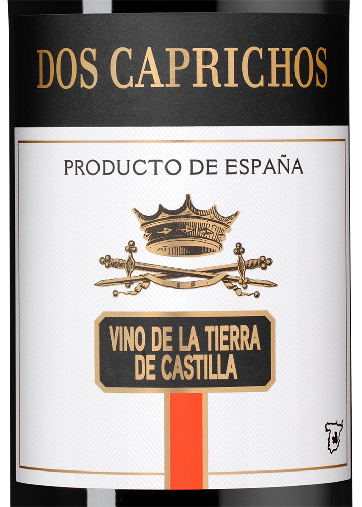 Вино Dos Caprichos Tinto, Bodegas Faustino, (137535), Испания, Кастилия Ла Манча, красное, сухое, 0.75 л, Дос Капричос Тинто, цена 1190 рублей
