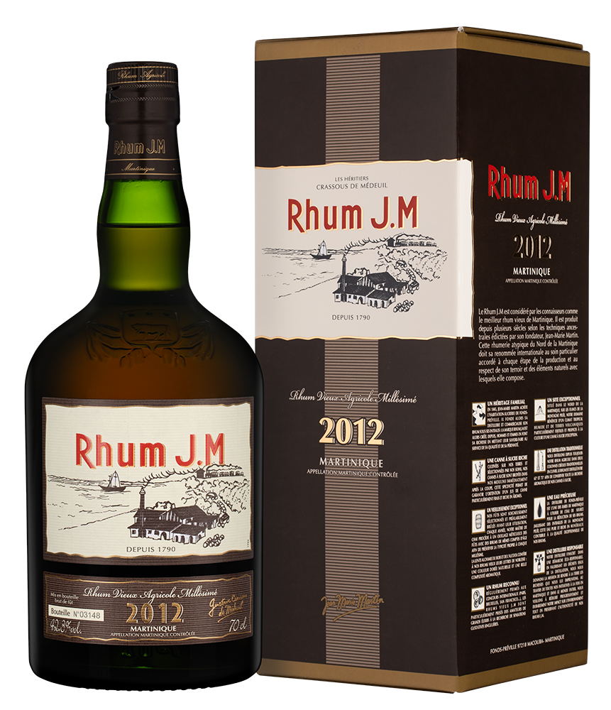 Ром Rhum J.M Millesime в подарочной упаковке, (146007), Франция, Мартиника, 0.7 л, Ром Джей Эм Миллезим 2011, 9 лет, цена 23990 рублей