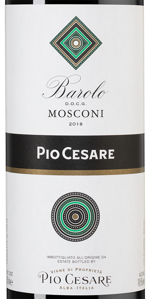 Вино Barolo Mosconi, Pio Cesare, 2018, (134981), Италия, Пьемонт, красное, сухое, 0.75 л, Бароло Москони, цена 41490 рублей