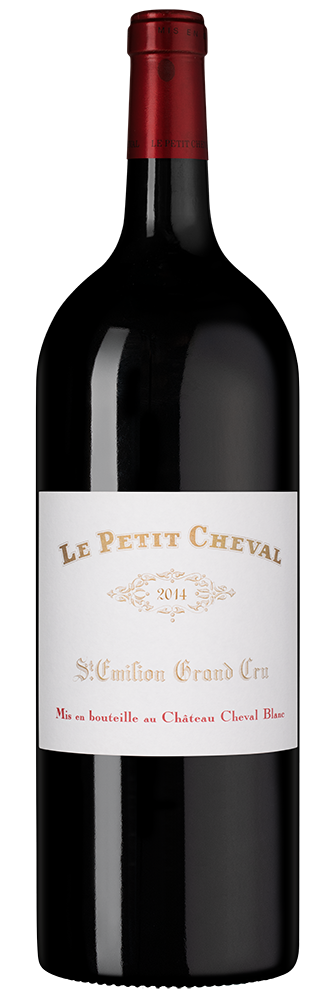 Вино Le Petit Cheval (Saint-Emilion Grand Cru), Chateau Cheval Blanc, 2014, 1.5л, (150939), Франция, Бордо, красное, сухое, 1.5 л, Ле Пти Шеваль, цена 154990 рублей