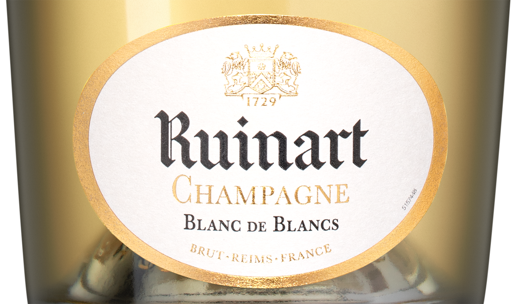 Шампанское Ruinart Blanc de Blancs, 2021, (160900), Франция, Шампань, белое, брют, 0.75 л, Рюинар Блан де Блан, цена 21990 рублей