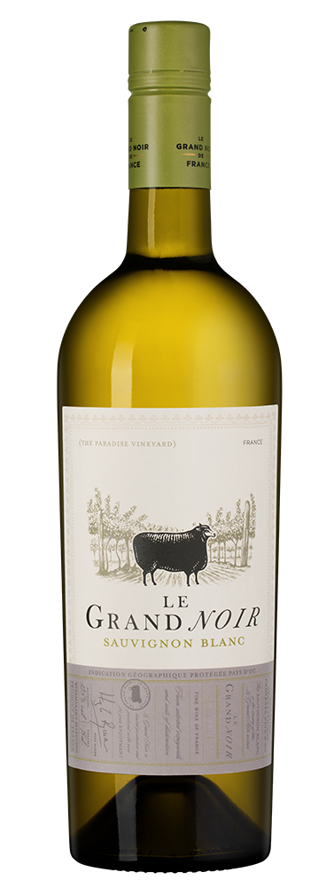 Вино Le Grand Noir Sauvignon Blanc, 2024, (159079), Франция, Лангедок-Руссильон, белое, сухое, 0.75 л, Ле Гран Нуар Совиньон Блан, цена 1990 рублей