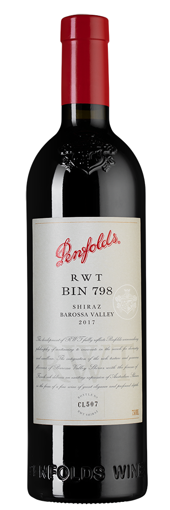 Вино Penfolds RWT Shiraz, 2017, (133878), Австралия, Южная Австралия, красное, сухое, 0.75 л, Пенфолдс РВТ Шираз, цена 49990 рублей