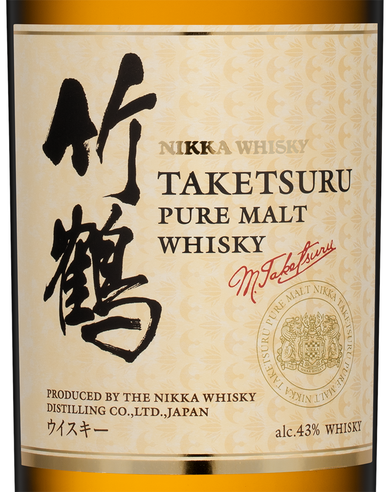 Виски Taketsuru Pure Malt в подарочной упаковке, (143241), Япония, 0.7 л, Никка Такецуру Пьюр Молт, цена 19990 рублей
