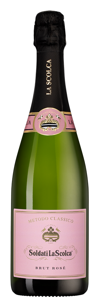 Игристое вино Soldati La Scolca Brut Rose, (154140), Италия, Пьемонт, розовое, брют, 0.75 л, Сольдати Ла Сколька Брют Розе, цена 4990 рублей