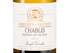 Вино Шардоне белое сухое Chablis Reserve de Vaudon