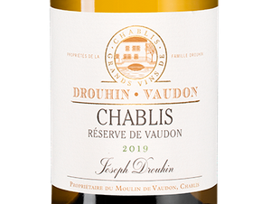 Вино Chablis Reserve de Vaudon, (132881), белое сухое, 2019 г., 0.75 л, Шабли Резерв де Водон цена 8490 рублей