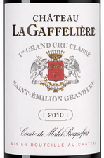 Вино Chateau la Gaffeliere, (140775), красное сухое, 2010 г., 0.75 л, Шато ля Гаффельер цена 41490 рублей