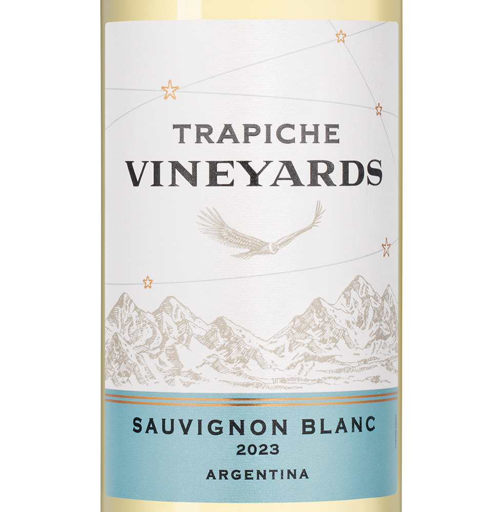 Вино Sauvignon Blanc Vineyards, Trapiche, 2023, (147083), Аргентина, Мендоса, белое, сухое, 0.75 л, Совиньон Блан Виньярдс, цена 1043 рублей