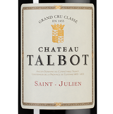 Вино Chateau Talbot Grand Cru Classe (Saint-Julien), (150153), красное сухое, 2017, 0.75 л, Шато Тальбо цена 17990 рублей