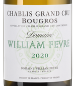 Вино шардоне из Бургундии Chablis Grand Cru Bougros