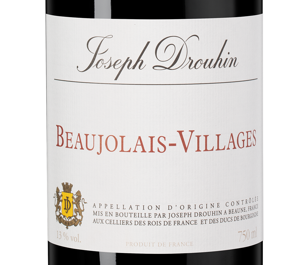 Вино Beaujolais-Villages, Joseph Drouhin, 2022, (153335), Франция, Бургундия, красное, сухое, 0.75 л, Божоле-Вилляж, цена 4990 рублей