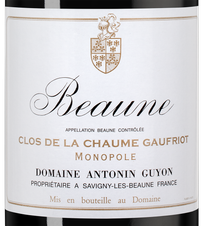 Вино Beaune Clos de la Chaume Gaufriot, (140296), красное сухое, 2020 г., 0.75 л, Бон Кло де ля Шом Гофрио цена 12490 рублей