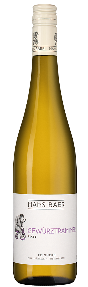 Вино Hans Baer Gewurztraminer, Weinkellerei Hechtsheim, 2025, (159789), Германия, Рейнгессен, белое, полусладкое, 0.75 л, Ханс Баер Гевюрцтраминер, цена 1294 рублей