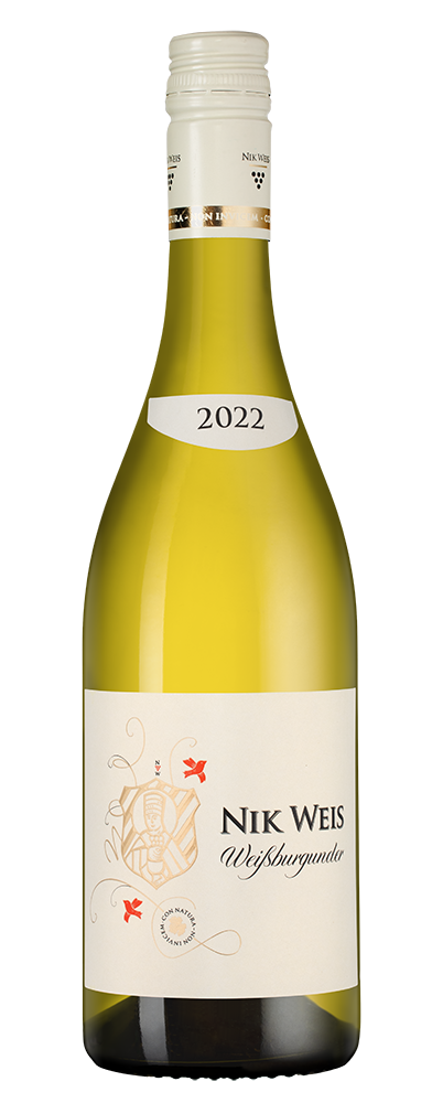 Вино Weissburgunder Mosel Dry, Nik Weis St. Urbans-Hof, 2022, (142684), Германия, Мозель, белое, сухое, 0.75 л, Вайсбургундер Мозель Драй, цена 2303 рублей