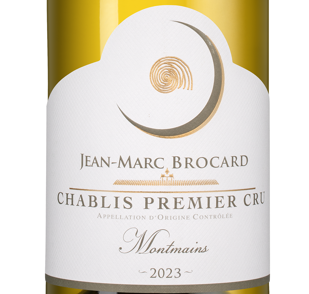 Вино Chablis Premier Cru Montmains Bio, Jean-Marc Brocard (Domaine Sainte-Claire), 2022, (153141), Франция, Бургундия, белое, сухое, 0.75 л, Шабли Премье Крю Монмэн, цена 11190 рублей