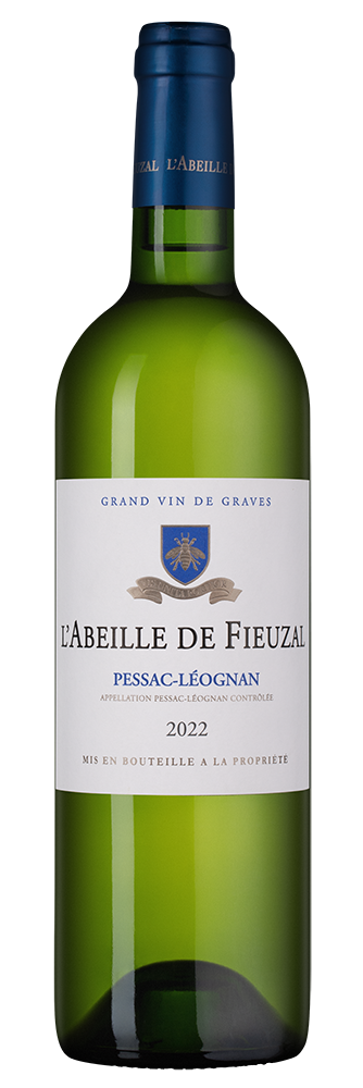 Вино L'Abeille de Fieuzal (Pessac-Leognan), Chateau de Fieuzal, 2022, (150534), Франция, Бордо, белое, сухое, 0.75 л, Л'Абей де Фьёзаль, цена 7490 рублей