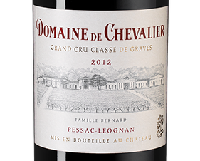 Вино Domaine de Chevalier Rouge, (108202), красное сухое, 2012 г., 0.75 л, Домен де Шевалье Руж цена 13790 рублей
