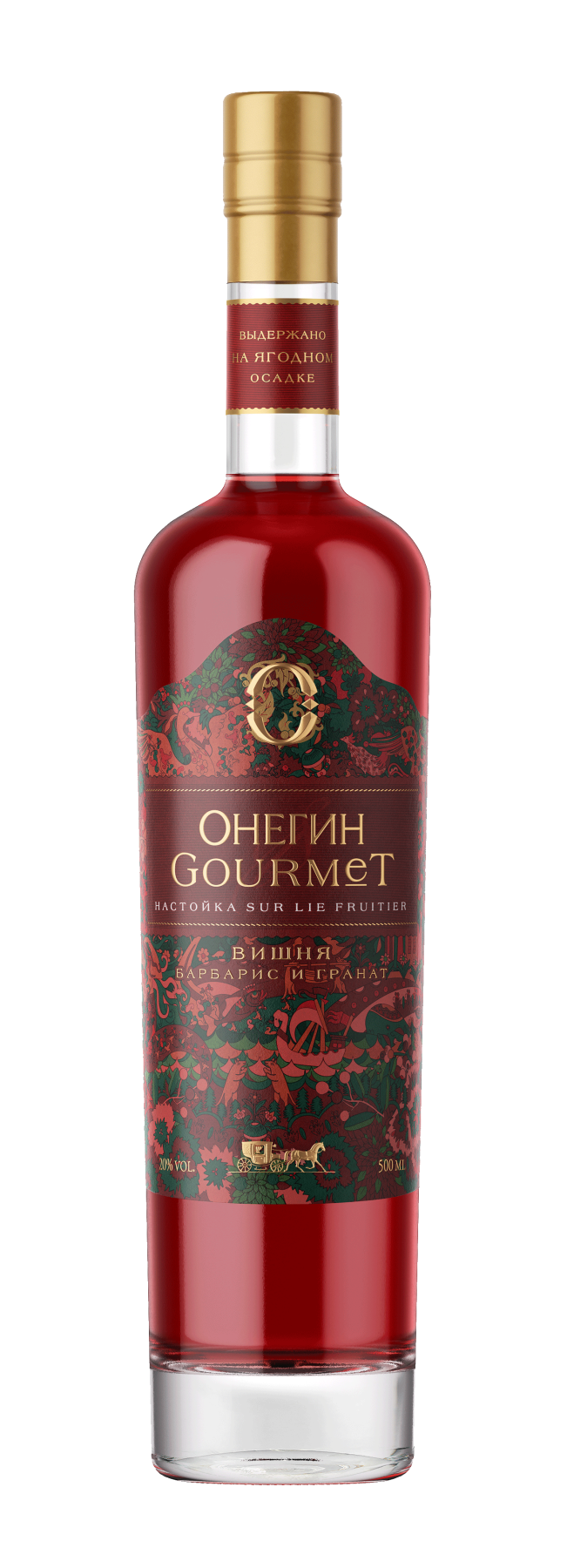 Настойка ягодная сладкая Онегин Gourmet Вишня, 0.5л, (135647), Россия, 0.5 л, Онегин Gourmet "Вишня", цена 1690 рублей