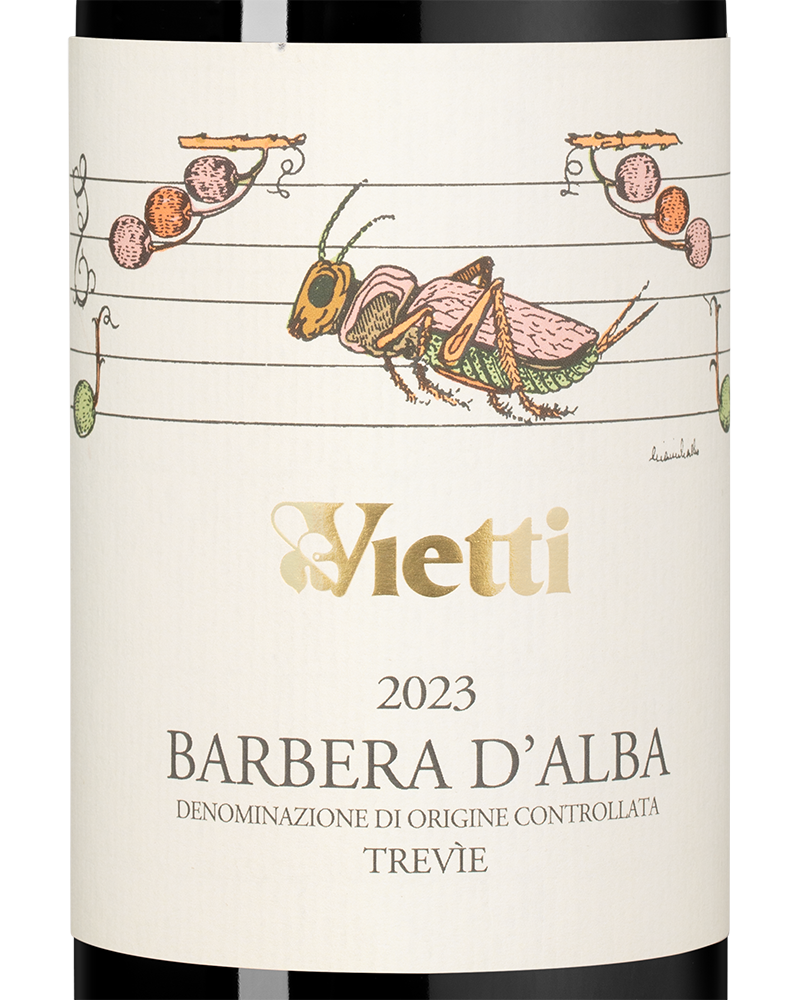 Вино Barbera d'Alba Trevie, Vietti, 2023, (157056), Италия, Пьемонт, красное, сухое, 0.75 л, Барбера д'Альба Тревие, цена 6990 рублей