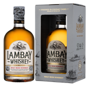 Крепкие напитки Lambay Malt Irish Whiskey в подарочной упаковке