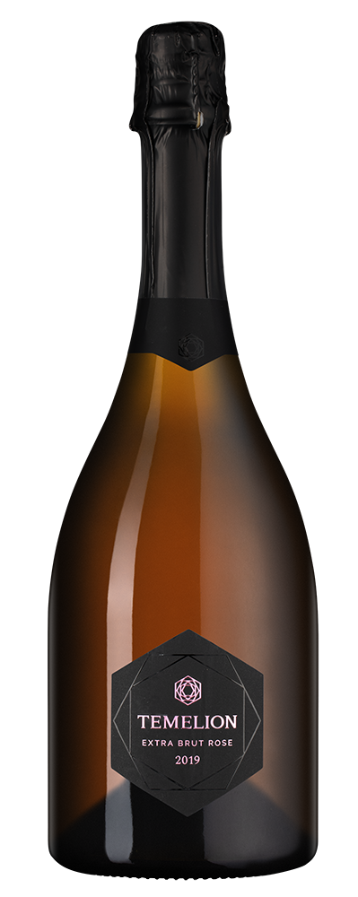 Игристое вино Темелион Винтаж Розе, Лефкадия, 2019, (150402), Россия, Кубань, розовое, экстра брют, 0.75 л, Темелион Винтаж Розе, цена 4493 рублей