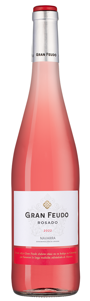 Вино Gran Feudo Rosado, Bodegas Chivite, 2022, (142150), Испания, Наварра, розовое, сухое, 0.75 л, Гран Феудо Росадо, цена 2290 рублей