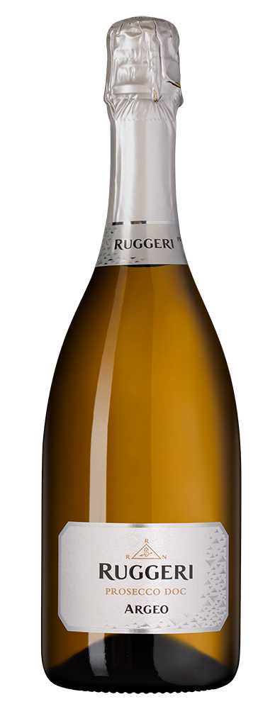 Игристое вино Prosecco Argeo, Ruggeri, (156614), Италия, Венето, белое, брют, 0.75 л, Просекко Арджео, цена 2990 рублей