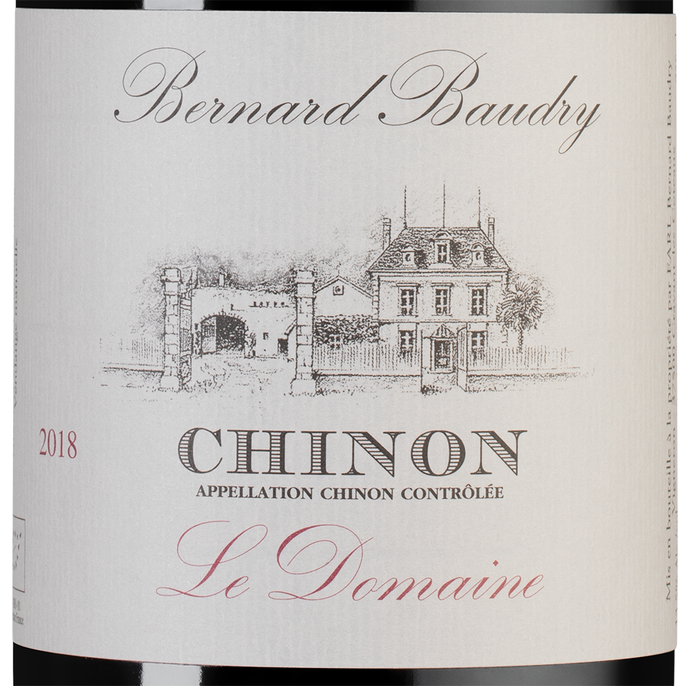 Вино Chinon Rouge, Domaine Bernard Baudry, 2018, (124976), Франция, Долина Луары, красное, сухое, 0.75 л, Шинон Руж, цена 5990 рублей