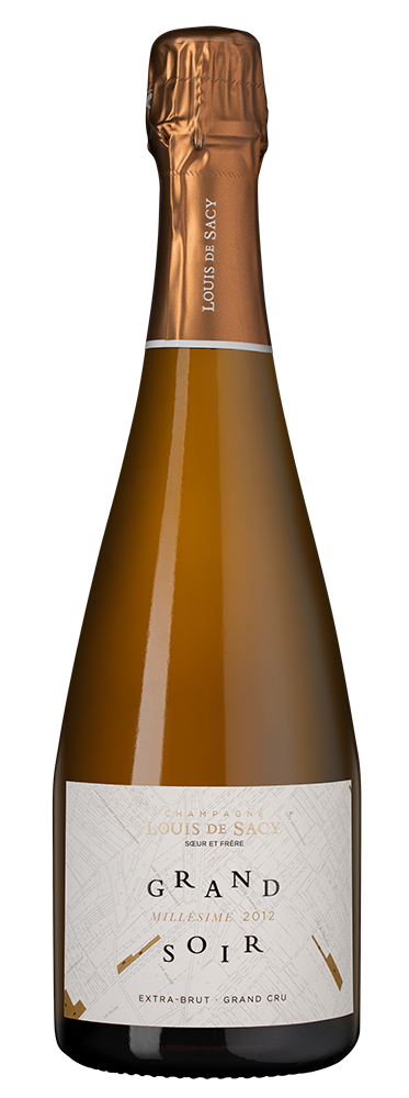Шампанское Grand Soir, Louis de Sacy, 2012, (141209), Франция, Шампань, белое, экстра брют, 0.75 л, Гран Суар, цена 23490 рублей