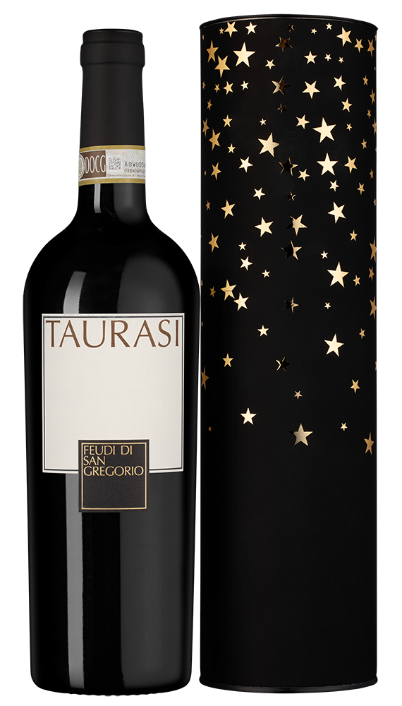 Вино Taurasi в подарочной упаковке, Feudi di San Gregorio, 2020, (155702), Италия, Кампания, красное, сухое, 0.75 л, Таурази, цена 9490 рублей