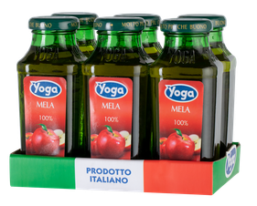 Сок Сок яблочный Yoga (6 шт.), (119911), Италия, 0.2 л, Фруктовый сок яблочный восстановленный цена 710 рублей