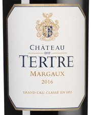 Вино Chateau du Tertre, (114901), красное сухое, 2016 г., 0.75 л, Шато дю Тертр цена 9490 рублей