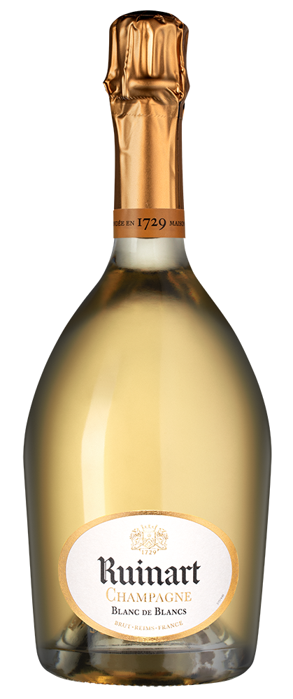 Шампанское Ruinart Blanc de Blancs, 2021, (160900), Франция, Шампань, белое, брют, 0.75 л, Рюинар Блан де Блан, цена 21990 рублей