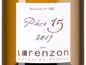 Вино Mercurey Premier Cru Piece 15, (133798), белое сухое, 2019 г., 0.75 л, Меркюре Премье Крю Пьес 15 цена 16490 рублей