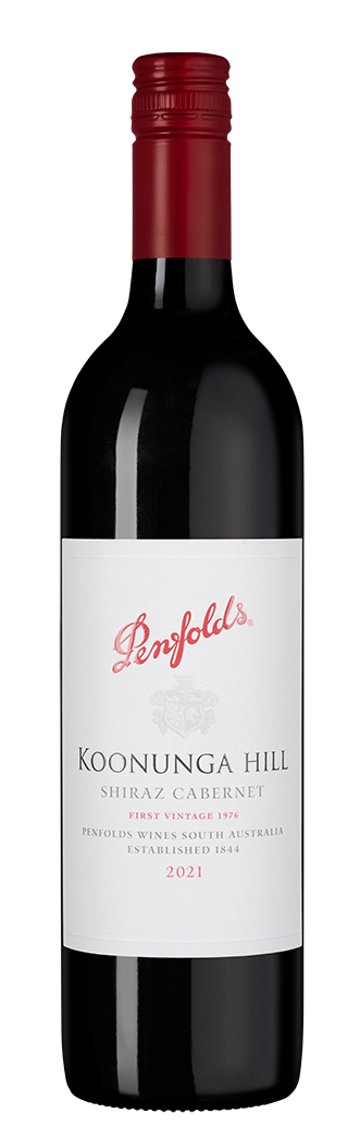 Вино Koonunga Hill Shiraz Cabernet, Penfolds, 2021, (149426), Австралия, Южная Австралия, красное, сухое, 0.75 л, Кунунга Хилл Шираз Каберне, цена 3690 рублей