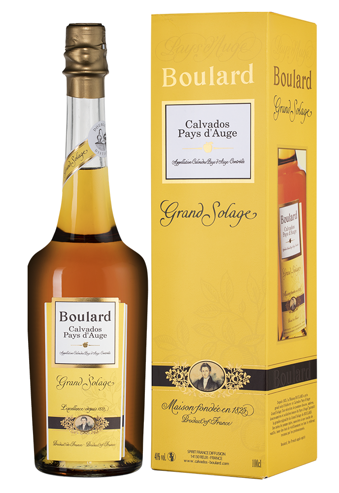 Кальвадос Boulard Grand Solage в подарочной упаковке, 1л, (127821), Франция, 1 л, Булар Гран Солаж, цена 11490 рублей