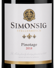 Вино Pinotage, (141074), красное сухое, 2018 г., 0.75 л, Пинотаж цена 2490 рублей