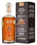 Итальянская граппа Nonino Nonino Riserva Antica Cuvee Cask Strength в подарочной упаковке