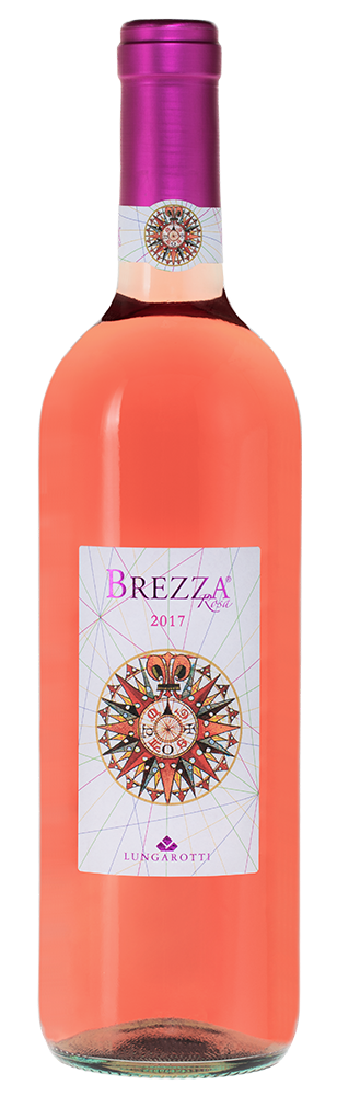 Вино Brezza Rosa, Lungarotti, 2017, (108135), Италия, Умбрия, розовое, полусухое, 0.75 л, Брецца Роза, цена 2330 рублей
