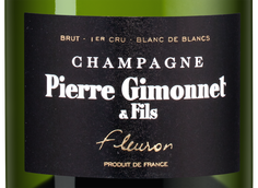 Белое игристое вино и шампанское Fleuron Blanc de Blancs Premier Cru Brut в подарочной упаковке