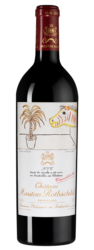 Вино Chateau Mouton Rothschild (Pauillac), 2006, (156818), Франция, Бордо, красное, сухое, 0.75 л, Шато Мутон Ротшильд, цена 239990 рублей