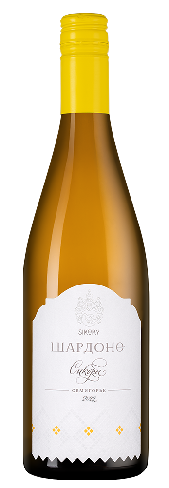Вино Шардоне, Сикоры, 2022, (146883), Россия, Кубань, белое, сухое, 0.75 л, Шардоне, цена 2390 рублей