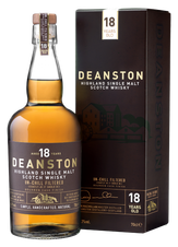 Виски Deanston Aged 18 Years, (94413), gift box в подарочной упаковке, Односолодовый 18 лет, Шотландия, 0.7 л, Динстон Эйджид 18 Лет цена 34990 рублей