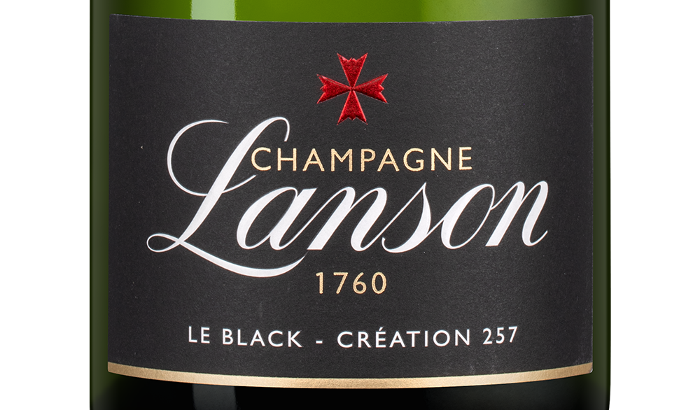 Шампанское Le Black Сreation 257 в подарочной упаковке, Lanson, (157235), Франция, Шампань, белое, брют, 0.75 л, Ле Блэк Лейбл Брют, цена 17490 рублей